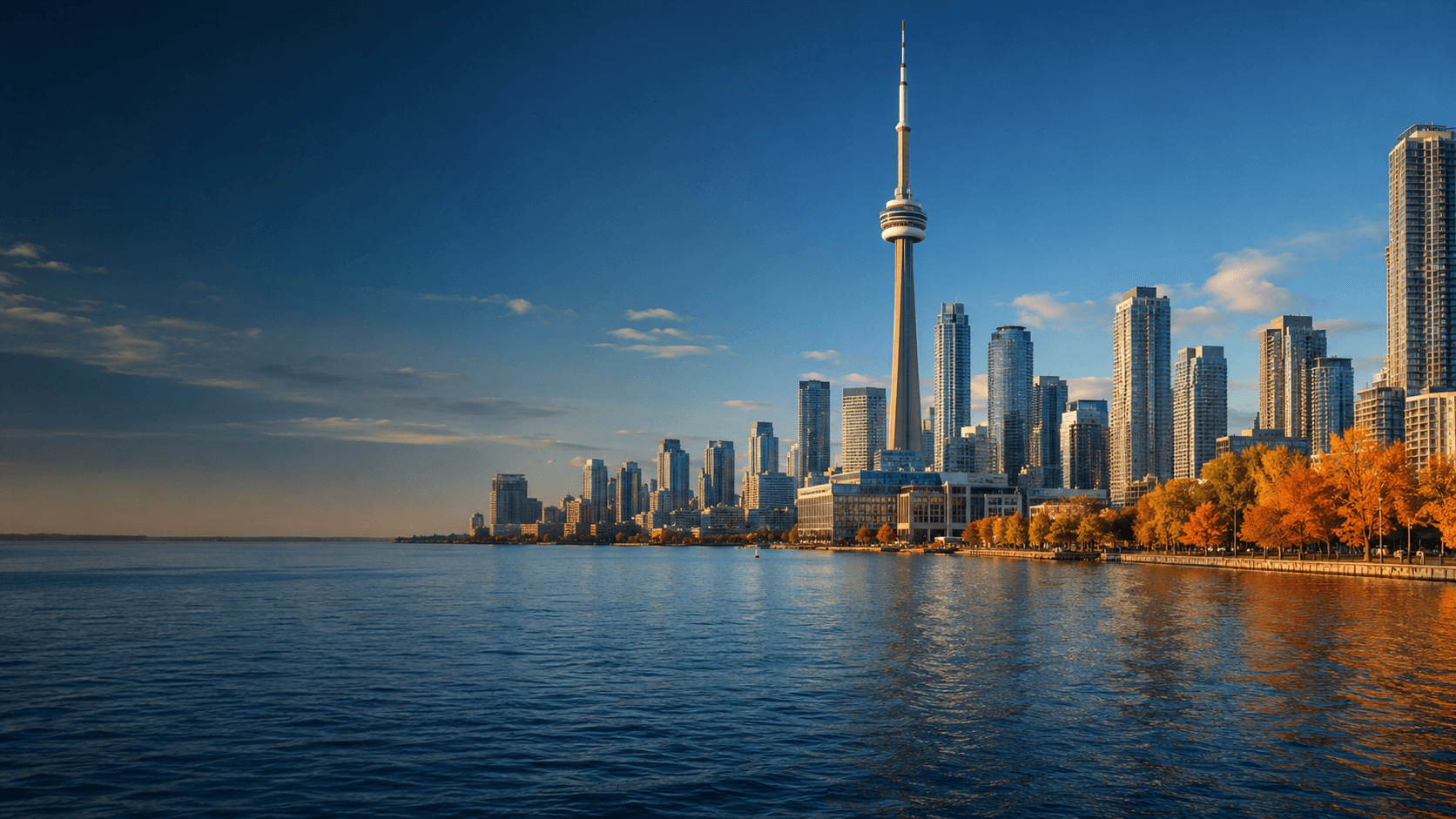 Toronto waterfront skyline, Canada